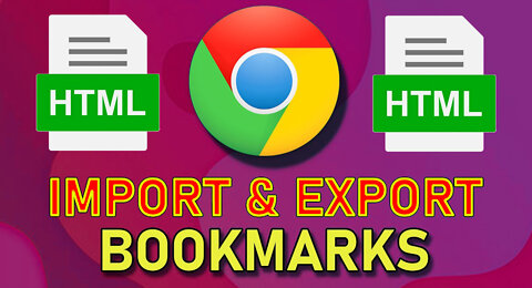 How to Export and Import Bookmarks in Chrome | Export & Import Bookmarks in Google Chrome