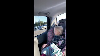 Cute funny kid gets to go shopping!