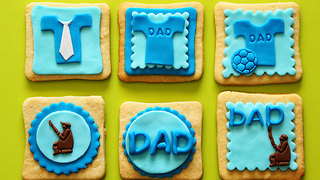 How to make Father's Day fondant cake toppers