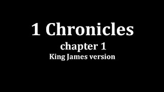 1 Chronicles 1 King James version