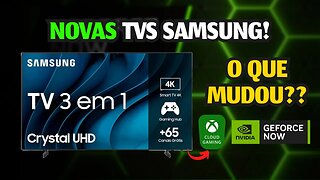 SAMSUNG TV 3 em 1, O QUE MUDOU? APP do XCLOUD EXCLUSIVO da SAMSUNG!?