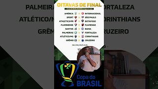 Sorteio das oitavas da Copa do Brasil 2023 - #copadobrasil