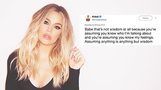 Khloe Kardashian DESTROYS Twitter Troll Over Tristan Thompson Cheating Scandal