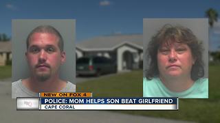 Police: Cape Coral mom helps son beat ex-girlfriend