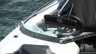 1 person hurt after runaway boat strikes 2 other boats in Boca Raton