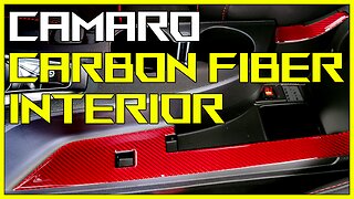 Carbon Fiber Center Compartment Install - 2016+ Camaro - p1
