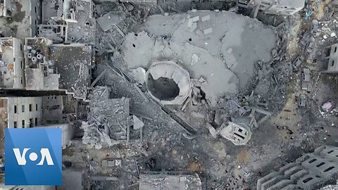 Drone Footage Shows Destruction in Gaza Amid Israeli Strikes