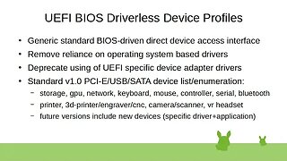 UEFI BIOS Driveless Device Profiles