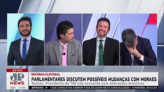 Políticos envolvidos na reforma eleitoral discutem possíveis mudanças com Alexandre de Moraes