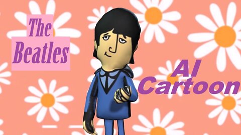 Beatles - Girl - (AI Beatles Cartoon - 2022) - Bubblerock - HD