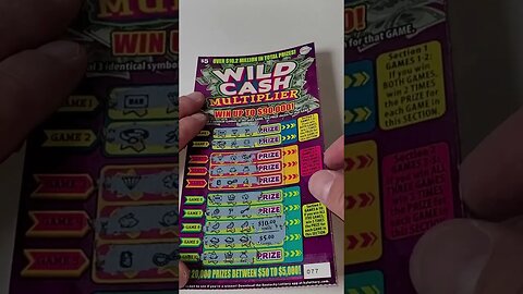 Winning Wild Cash Lottery Ticket Scratch Offs! #lottery