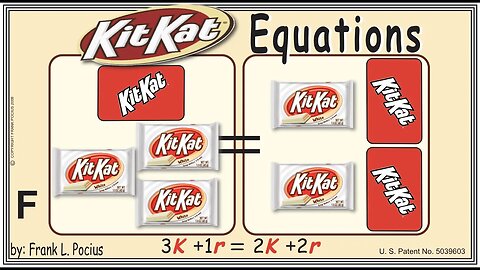 F1_vis KITKAT WHITE 3K+1r=2K+2r _ SOLVING BASIC EQUATIONS _ SOLVING BASIC WORD PROBLEMS