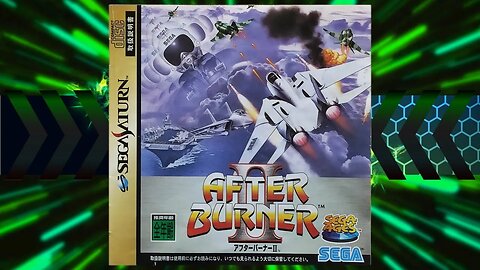 After Burner II | Sega Saturn Playthrough (JPN) | Real hardware