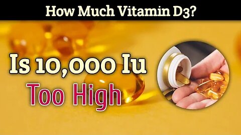 How Much Vitamin D3? | The OPTIMAL Dose for Vitamin D3 is .......