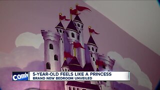 Niagara Falls child with life-threatening heart condition receives princess bedroom makeover