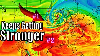 The Next Storm Keeps Getting Stronger!! - The WeatherMan Plus
