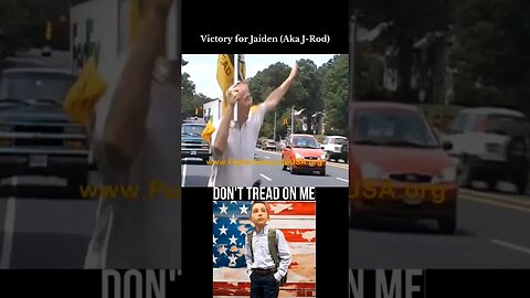 Gadsden Flag Victory Run for Jaiden! (AKA J-Rod) #donttreadonme #shorts #patriots #dc #whitehouse