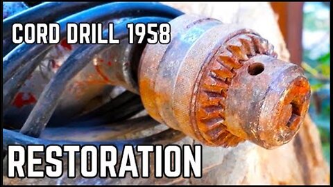 Vintage Cord Drill Restoration 1958 s USSR, Tomsk