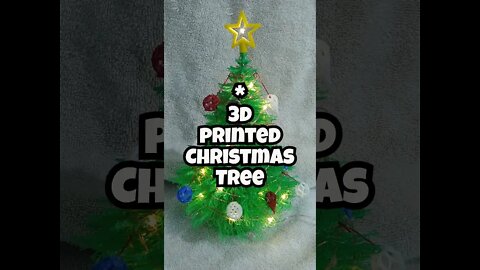 A 3D Printed Christmas Tree, Merry Christmas #Shorts