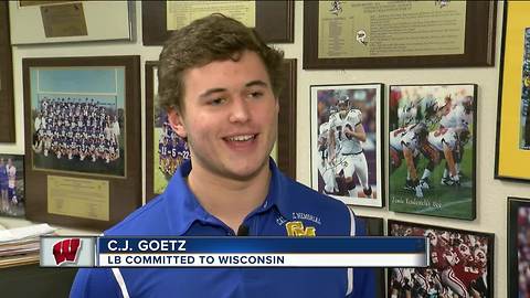 CJ Goetz commits to the Badgers during early signing period