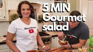 How to make Restaurant Style Salad With Everyday Costco Ingredients | Chef Dawg