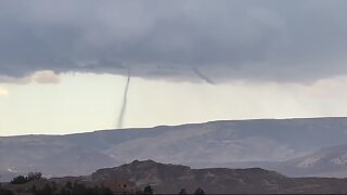 Crazy mountain tornado captured on camera in Utah