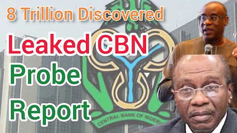 CBN Leaked Investigation Report |Shonubi Removal #cbn #emefiele