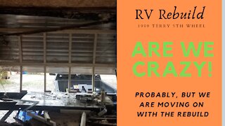RV Remodel - Rebuilding Water Damaged RV - Removing Rot and Starting The Rebuild - #4