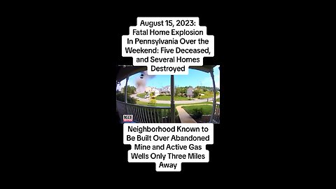 Fatal Home Explosion in PA Explained