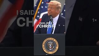 Donald Trump Praising Jesus Christ #trending #shorts