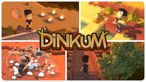 【Game Night】 Dinkum ｜ Part 6 - Campfire Professional Smashes Rocks