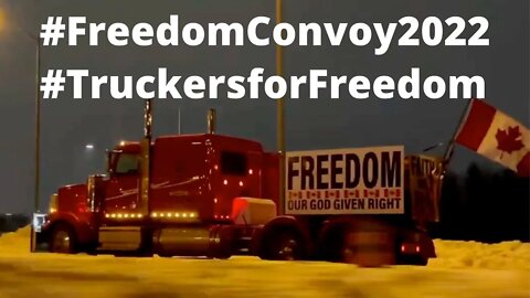 Thank you Canada! #TruckerConvoy2022 #Freedom