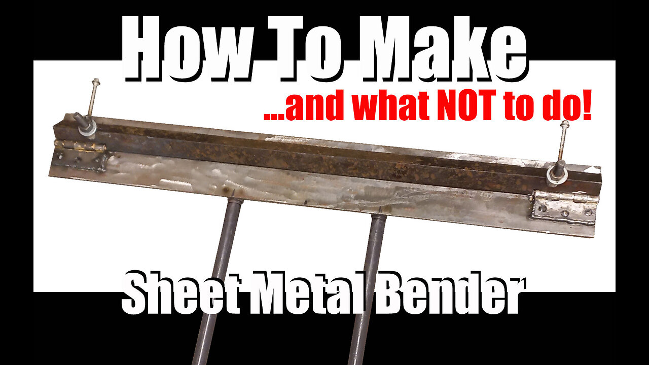 DIY Sheet Metal Bender Tool EASY BUILD GUIDE For Making Repair Panels etc