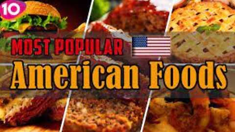 Incredible Top 10 Most Popular American/USA Foods || USA Street Foods | Traditional American Cuisine