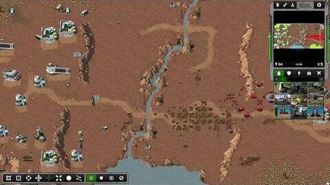 Life update while playing Open RA, Command & Conquer Tiberian Dawn, skirmish mode, map Chokepoint.