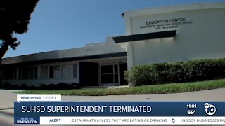 SUHSD superintendent terminated