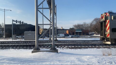 Metra Inbound In Mount Prospect