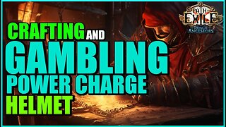 [POE 3.22] Gambling For A +2 Power Charge Helmet - How To Craft And Gamble Your Own Discharge Helmet