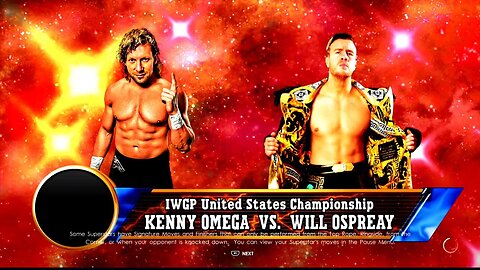 Wrestle Kingdom 17 Kenny Omega vs Will Ospreay for the IWGP United States Heavyweight Championship