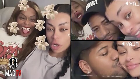 Blac Chyna Goes Live Wit New Boo Derrick Milano & Mom Tokyo Toni For The 1st Time! 😘