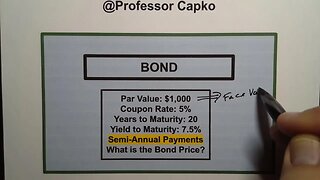 Calculating Bond Price with Semi Annual Interest Payments using a Financial Calculator