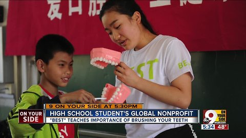 Indian Hill student starts nonprofit to promote oral heath