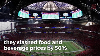 Falcons Have Lesson For Other Teams - Cut Concession Prices, Sell More and Make...