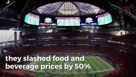 Falcons Have Lesson For Other Teams - Cut Concession Prices, Sell More and Make...