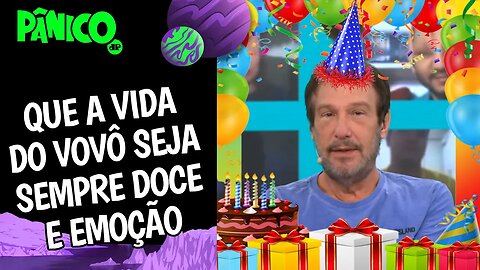 O DIA É DELE, MAS A FESTA É NOSSA: PÂNICO PRESTA HOMENAGEM DE ANIVERSÁRIO A EMÍLIO SURITA