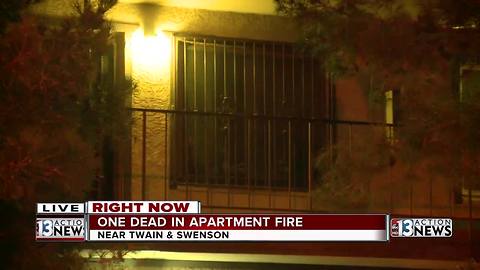 1 dead after apartment fire near Paradise, Twain