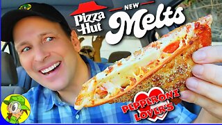 Pizza Hut® MELTS Review 🍕🧀 Pepperoni Lover's® Melt 🍕🥰🧀 | Peep THIS Out! 🕵️‍♂️