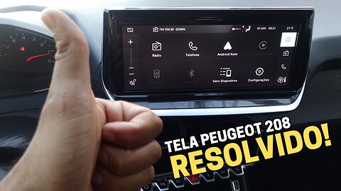 TELA DO NOVO PEUGEOT 208 PAROU DE FUNCIONAR (Multimídia do Peugeot 208 APAGOU)