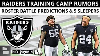 Juicy Raiders Training Camp Rumors & Position Battles Every Raider Fan Needs To Know