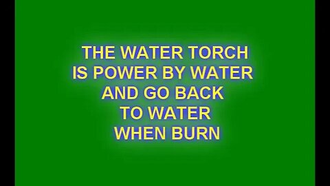 WATER TORCH HHO